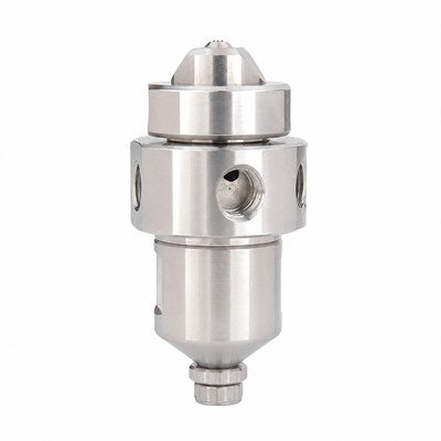 Pharmaceutical coating spray gun and lance components